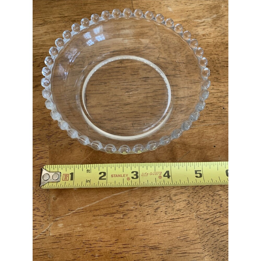 IMPERIAL CANDLEWICK ROUND BOWL‎ Vintage